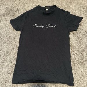 “Baby Girl” Short Sleeve Graphic Tee